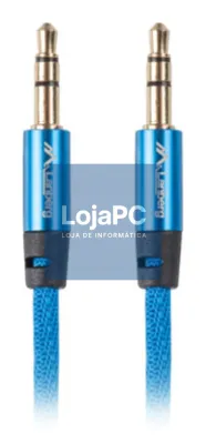 Lanberg CA-MJMJ-10CU-0020-BL cabo de audio 2 m 3,5mm Azul