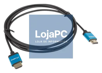 Lanberg CA-HDMI-22CU-0010-BK cabo HDMI 1 m HDMI tipo A (Padrão) Preto, Azul