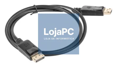 Lanberg CA-DPDP-10CC-0010-BK cabo DisplayPort 1 m Preto