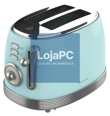 Cecotec Vintage 800 6 2 rebanada(s) 850 W Azul