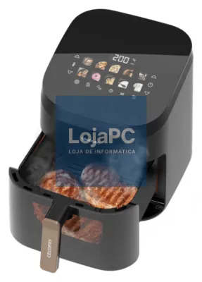 Cecotec Cecofry&Grill Smokin' 6500 Simples 6,5 L Independiente 2200 W Freidora de ar caliente Preto, Castanho