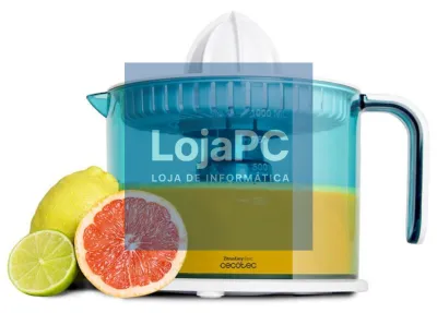 Cecotec ZitrusEasy Basic Exprimidor eléctrico com braço 40 W Transparente, Turquesa, Branco