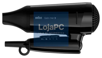 Braun Satin Hair 3 Style&Go secador 1600 W Preto