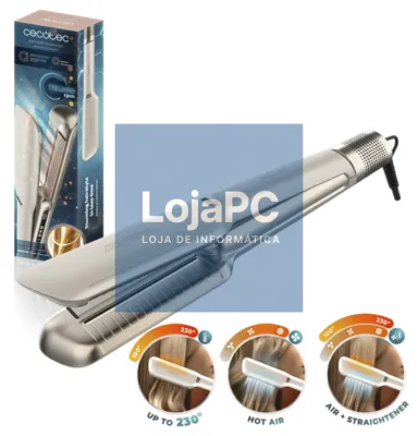 Cecotec Air Lisse Champagne Plancha de pelo Airflow Champán