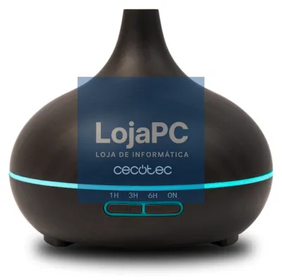 Cecotec Pure Aroma 300 humidificador Ultrasónica 0,3 L Preto, Madera 10 W