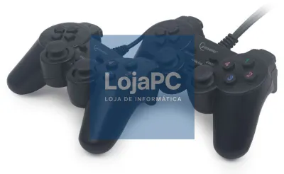 Gembird JPD-UDV2-01 comando y volante Preto USB 2.0 Gamepad Analógico/Digital PC