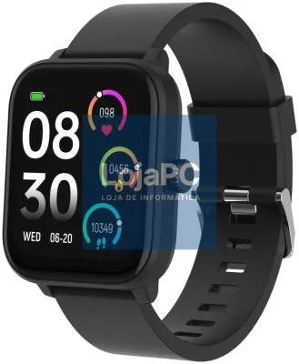 Denver SWG-155B Black Smartwatch 4,65 cm (1.83") IPS Digital Ecrã táctil Preto GPS (satélite)