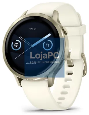 Garmin Venu 4 3,05 cm (1.2") AMOLED 41 mm Digital 390 x 390 Pixeles Ecrã táctil Oro Wifi GPS (satélite)