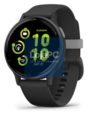 Garmin Vivoactive 5 3,05 cm (1.2") AMOLED 42 mm Digital 390 x 390 Pixeles Ecrã táctil Preto Wifi GPS (satélite)