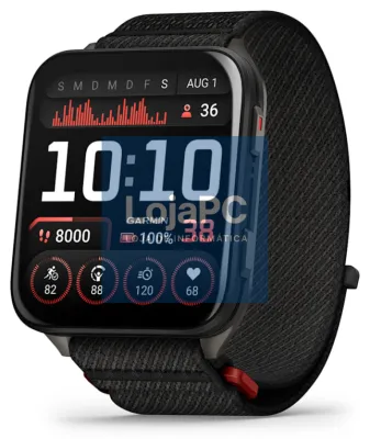 Garmin Venu X1 5,08 cm (2") AMOLED Digital 448 x 486 Pixeles Ecrã táctil Preto Wifi GPS (satélite)