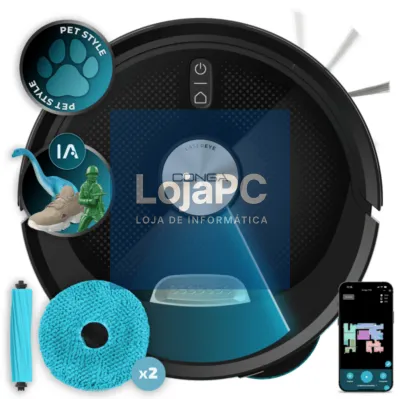 Cecotec Conga M100 Spin AI Preto