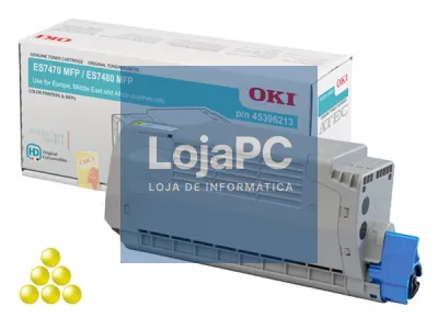 Toner OKI Amarelo 11,5k - ES7470/ES7480