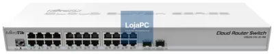 Mikrotik CRS326-24G-2S+RM switch Gerido L2 Gigabit Ethernet (10/100/1000) Cinzento