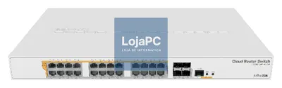 Mikrotik CRS328-24P-4S+RM switch Gerido L2/L3 Gigabit Ethernet (10/100/1000) Energia sobre Ethernet (PoE) 1U Branco