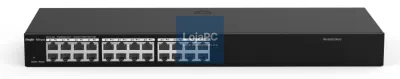 Ruijie Networks RG-ES224GC-V2 switch Gerido Gigabit Ethernet (10/100/1000) Preto