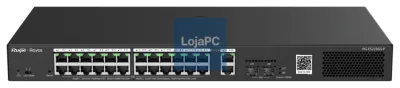 Ruijie Networks RG-ES228GS-P switch Gerido Gigabit Ethernet (10/100/1000) Energia sobre Ethernet (PoE) Preto