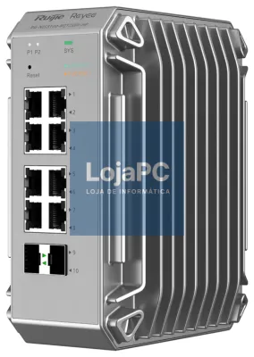 Ruijie Networks RG-NIS3100-8GT2SFP-HP switch Gerido L2 Gigabit Ethernet (10/100/1000) Energia sobre Ethernet (PoE) Cinzento