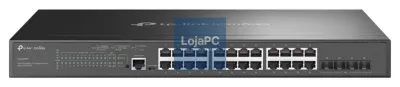 TP-Link Omada SG3428MP switch Gerido L2+ Gigabit Ethernet (10/100/1000) Energia sobre Ethernet (PoE) 1U Preto
