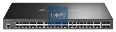 TP-Link Omada SG3452P switch Gerido L2/L3 Gigabit Ethernet (10/100/1000) Energia sobre Ethernet (PoE) 1U Preto