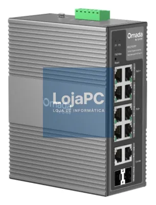 TP-Link Omada IES210GPP switch Gerido Gigabit Ethernet (10/100/1000) Energia sobre Ethernet (PoE) DIN rail Cinzento
