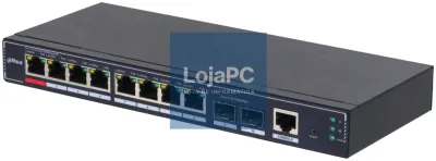 Dahua Technology PoE SG4010P-2F Gerido L2 Gigabit Ethernet (10/100/1000) Energia sobre Ethernet (PoE) Preto