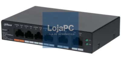 Dahua Technology DH-CS4006-4GT-60 switch Gerido L2 Gigabit Ethernet (10/100/1000) Energia sobre Ethernet (PoE) Preto