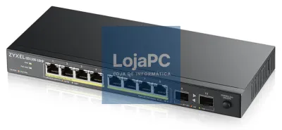 Zyxel GS1100-10HP v2 No administrado Gigabit Ethernet (10/100/1000) Energia sobre Ethernet (PoE) Preto