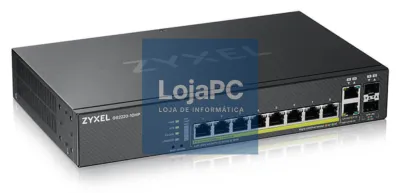 Zyxel GS2220-10HP-EU0101F switch Gerido L2 Gigabit Ethernet (10/100/1000) Energia sobre Ethernet (PoE) Preto