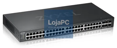 Zyxel GS2220-50-EU0101F switch Gerido L2 Gigabit Ethernet (10/100/1000) Preto