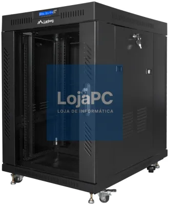 Lanberg FF01-8015-12BL armário rack 15U Rack o bastidor independiente Preto