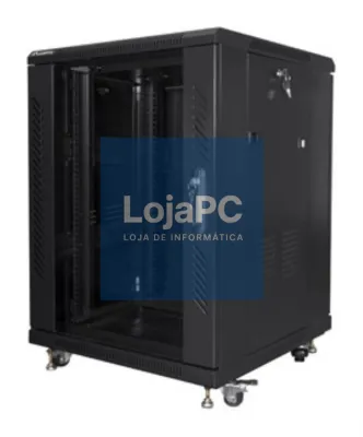 Lanberg FF01-6615-12B armário rack 15U Rack o bastidor independiente Preto