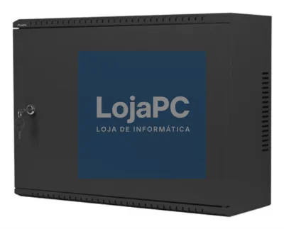 Lanberg WAF1-5203-04-00B armário rack 4U Bastidor de parede Preto