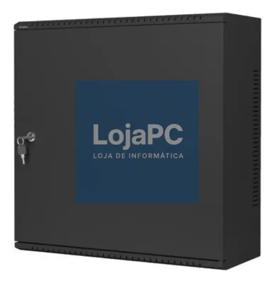 Lanberg WAF1-5203-06-00B armário rack 6U Bastidor de parede Preto