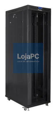Lanberg FF01-6242-12BL armário rack 42U Rack o bastidor independiente Preto