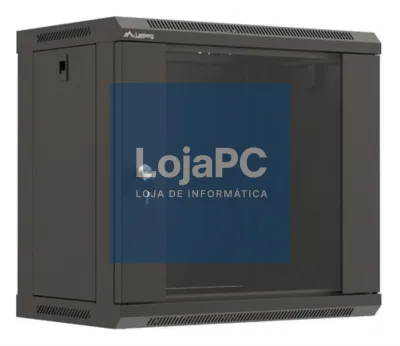 Lanberg WF03-5309-10B armário rack 9U Bastidor de parede Preto