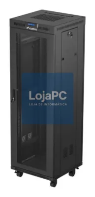 Lanberg FF01-6637-23BL armário rack 37U Rack o bastidor independiente Preto