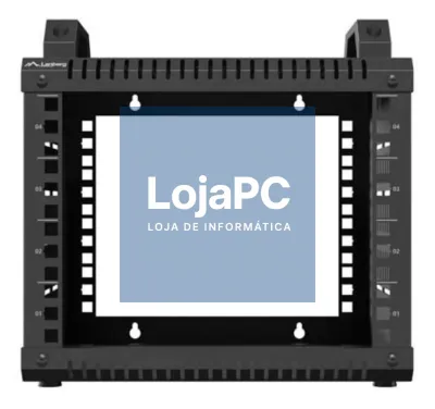 Lanberg OR10-2304-B armário rack 4U Bastidor para instalación en chão Preto