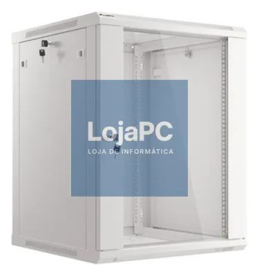 Lanberg WF01-6615-10S armário rack 15U Bastidor de parede Cinzento