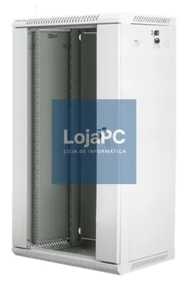 Lanberg WF01-6422-10S armário rack 22U Bastidor de parede Cinzento