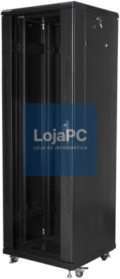 Lanberg FF01-6637-12B armário rack 37U Rack o bastidor independiente Preto