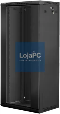 Lanberg WF01-6427-10B armário rack 27U Bastidor de parede Preto