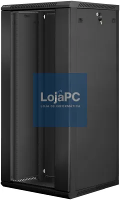 Lanberg WF01-6627-10B armário rack 27U Bastidor de parede Preto