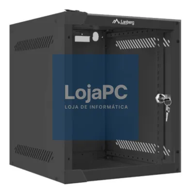 Lanberg WF10-2306-10B armário rack 6U Bastidor de parede Preto