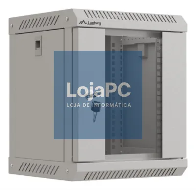 Lanberg WF11-3306-10S armário rack 6U Bastidor de parede Cinzento