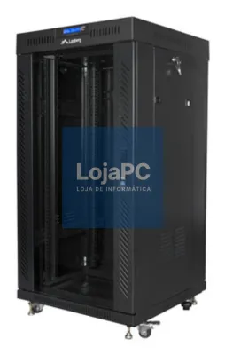 Lanberg FF01-6622-12BL armário rack 22U Rack o bastidor independiente Preto