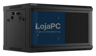 Lanberg WF01-6406-23B armário rack 6U Bastidor de parede Preto