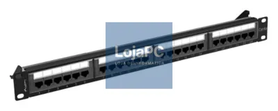 Lanberg PPUA-1024-B panel de parcheo 1U