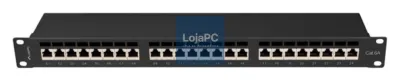 Lanberg PPSA-1024-B panel de parcheo 1U