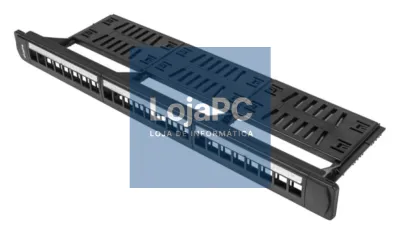 Lanberg PPKS-1124-B panel de parcheo 1U