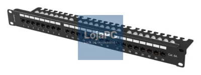 Lanberg PPUA-1124-B panel de parcheo 1U
